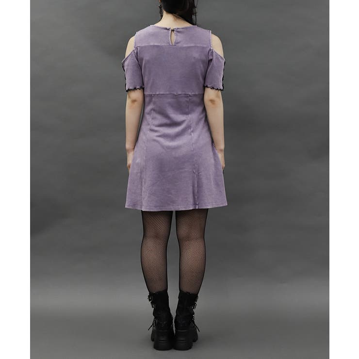 硫化染めカットミニワンピース | axes femme | 詳細画像3 