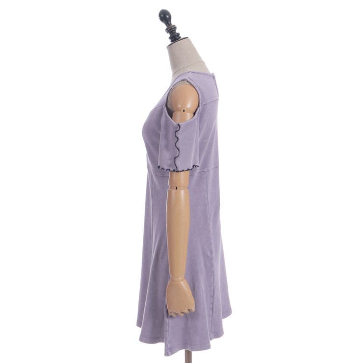 硫化染めカットミニワンピース | axes femme | 詳細画像7 