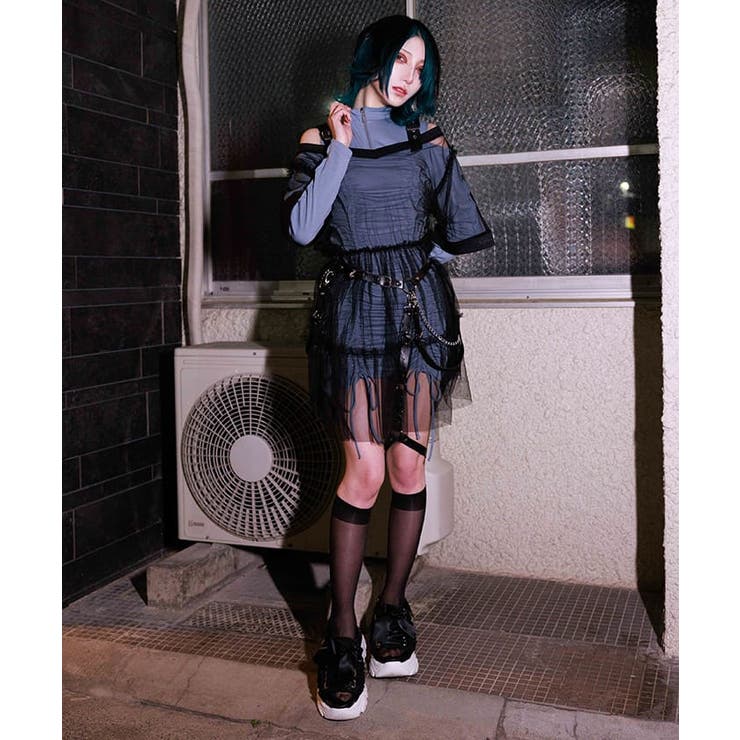 ドロストデザインカットワンピース | axes femme | 詳細画像4 