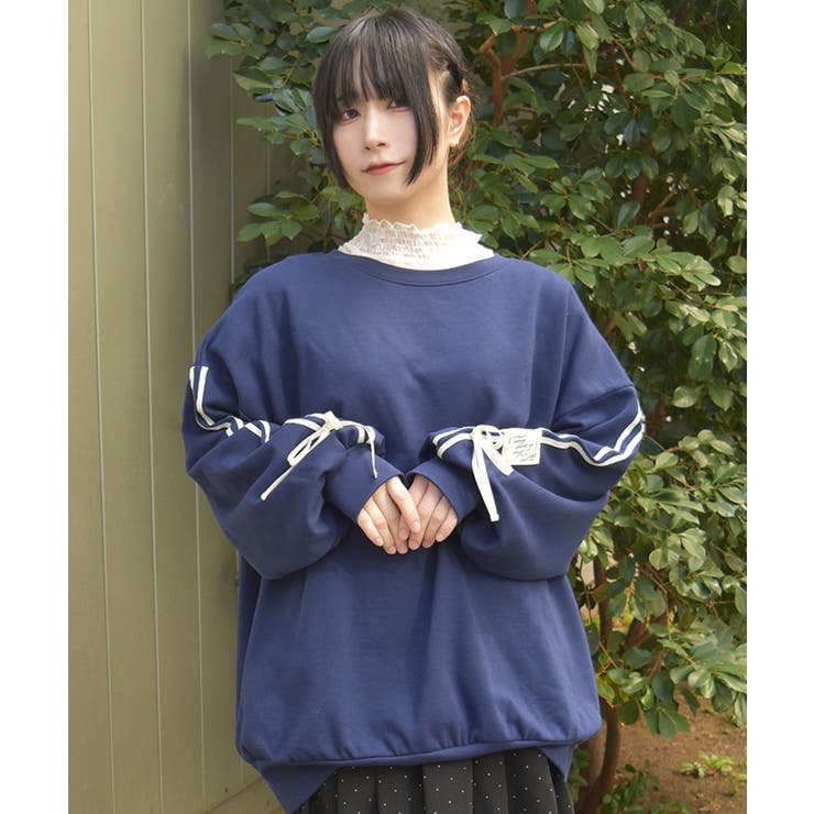 袖ラインカットチュニック | axes femme | 詳細画像11 