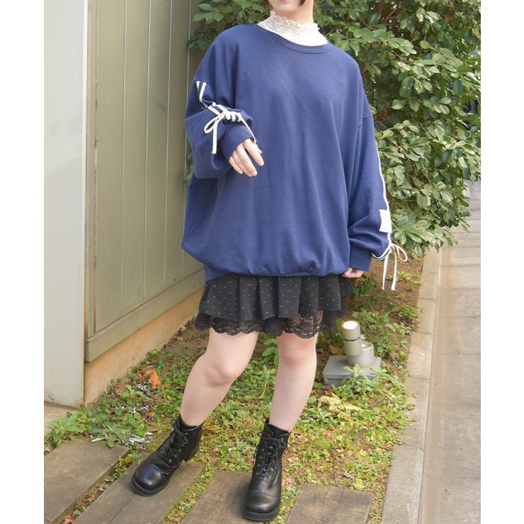 袖ラインカットチュニック | axes femme | 詳細画像8 