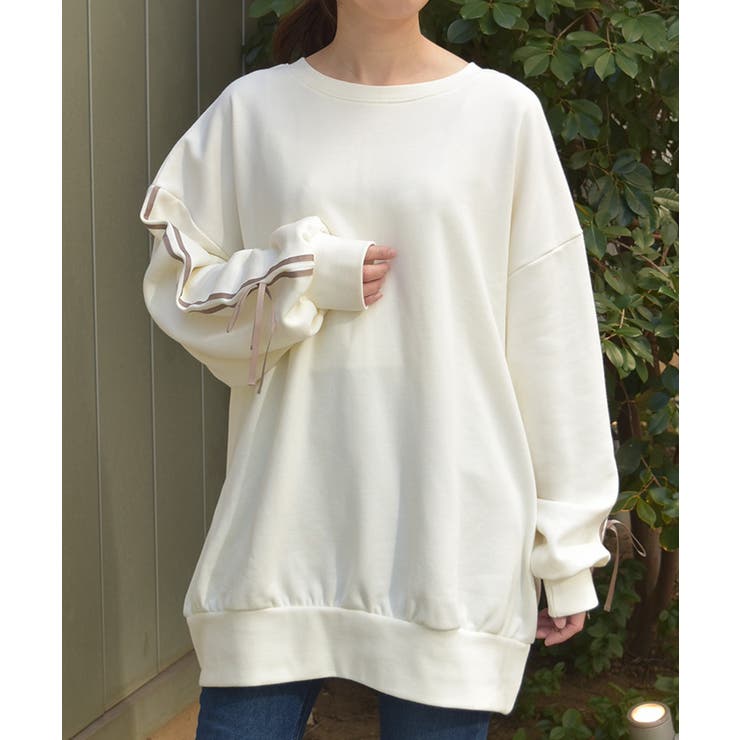 生成り | 袖ラインカットチュニック | axes femme