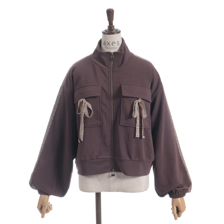 スウェットトラックジャケット | axes femme | 詳細画像10 