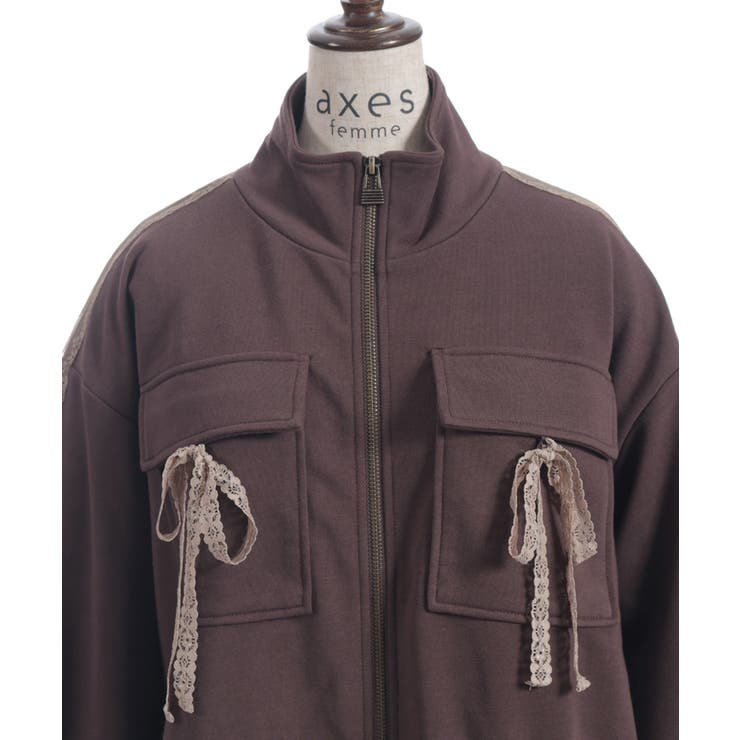 スウェットトラックジャケット | axes femme | 詳細画像13 