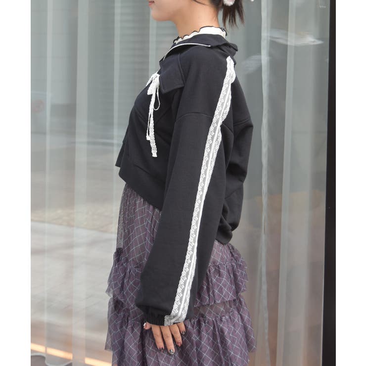 スウェットトラックジャケット | axes femme | 詳細画像2 