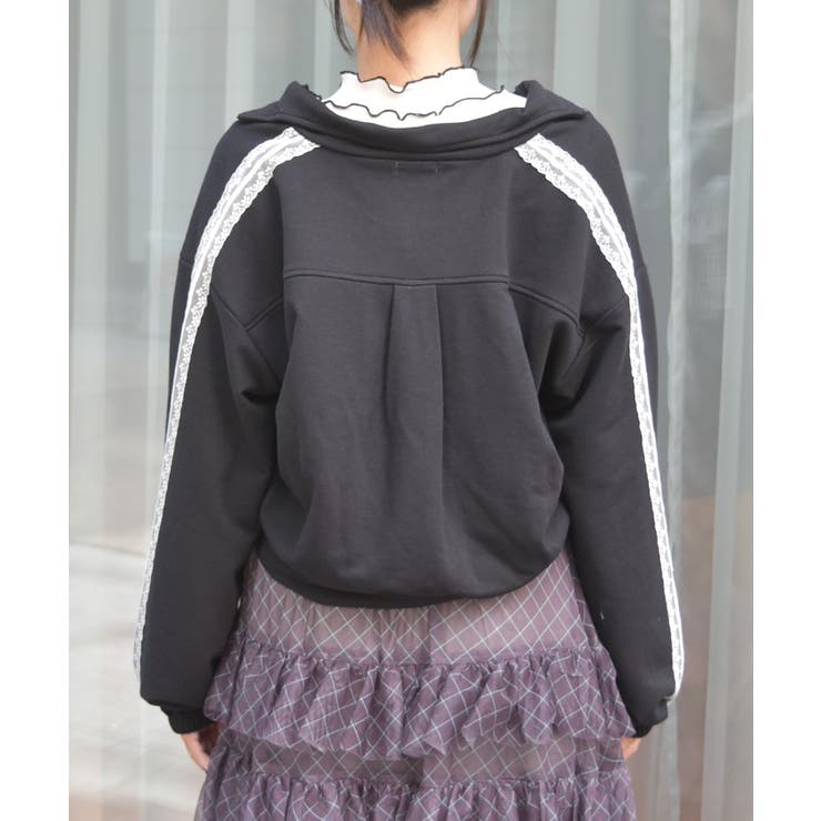 スウェットトラックジャケット | axes femme | 詳細画像3 