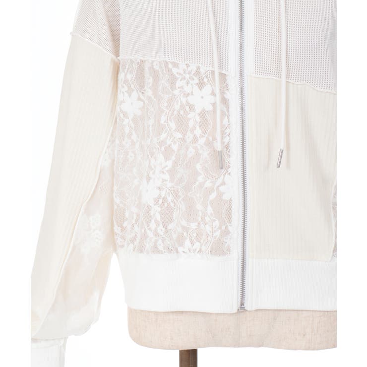 パッチワークパーカー[品番：IGAW0005364]｜axes femme（アクシーズ
