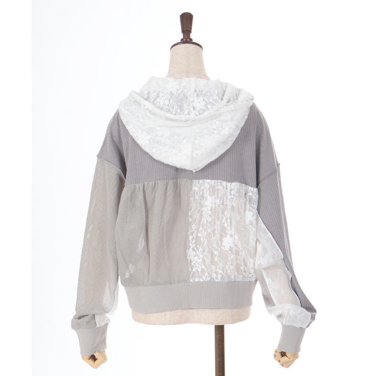 【極美品】hazama アーカーシャ クロニクル パッチワーク パーカー S hazama アーカーシャ・クロニクル・パッチワークパーカー