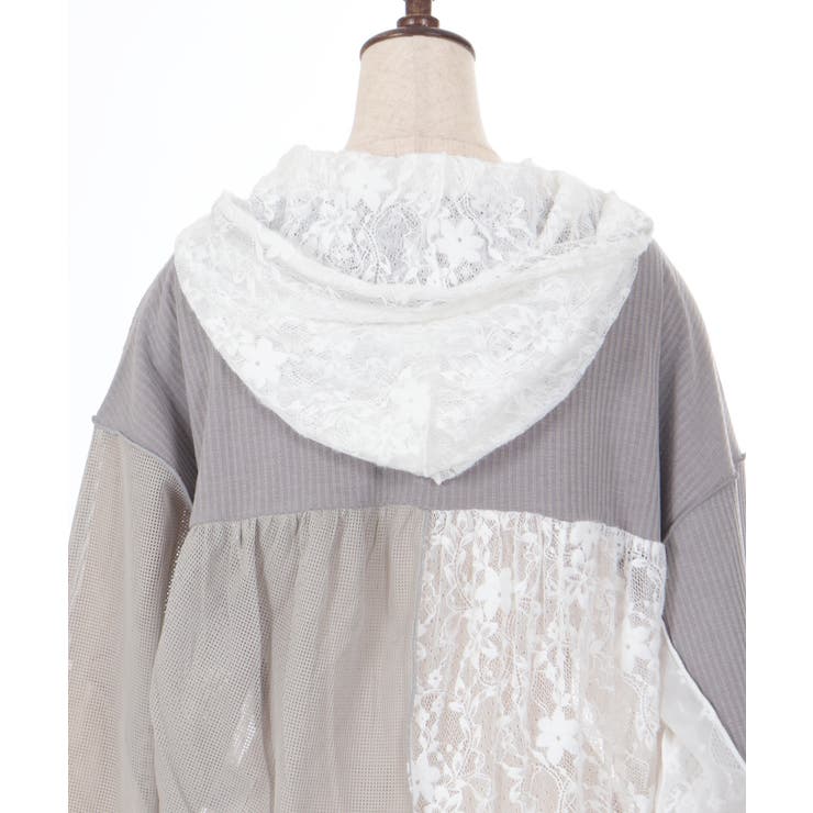 パッチワークパーカー[品番：IGAW0005364]｜axes femme（アクシーズ