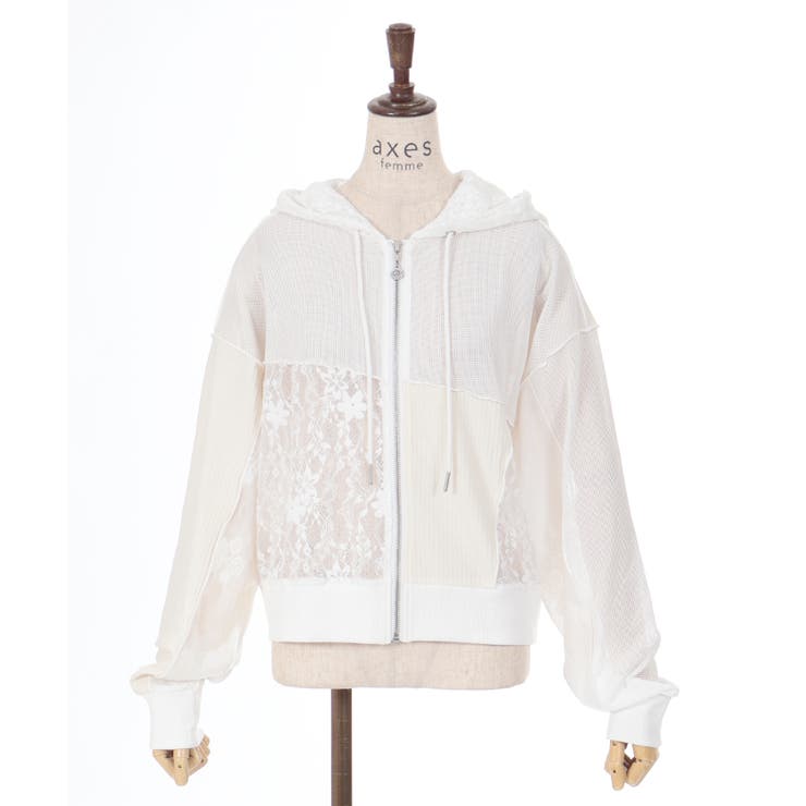 パッチワークパーカー[品番：IGAW0005364]｜axes femme（アクシーズ