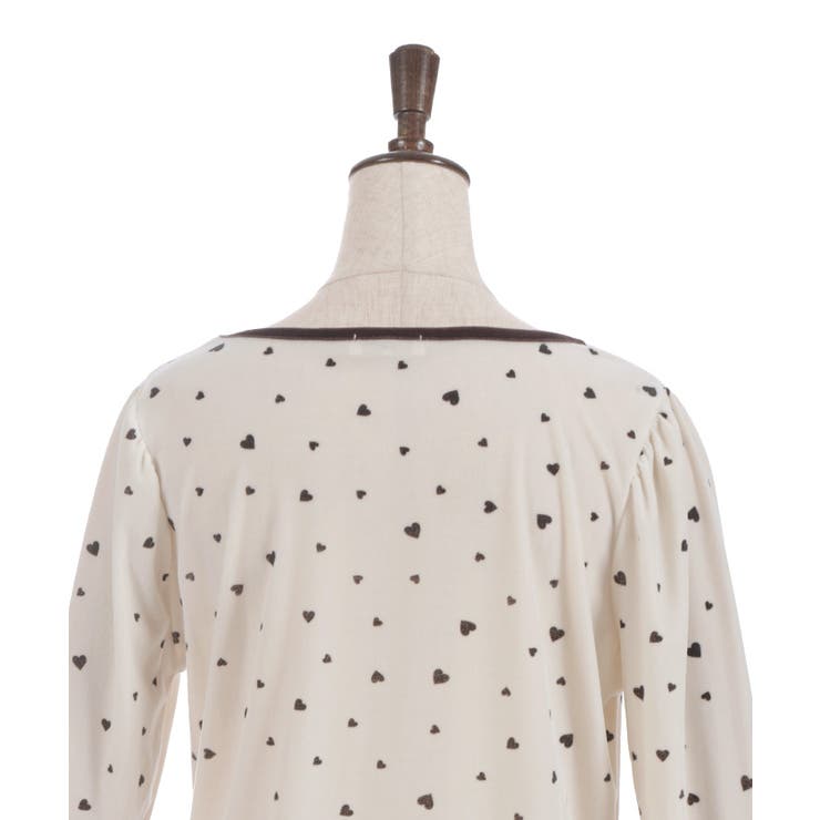 アソート柄ハート釦ベロアプルオーバー | axes femme | 詳細画像23 