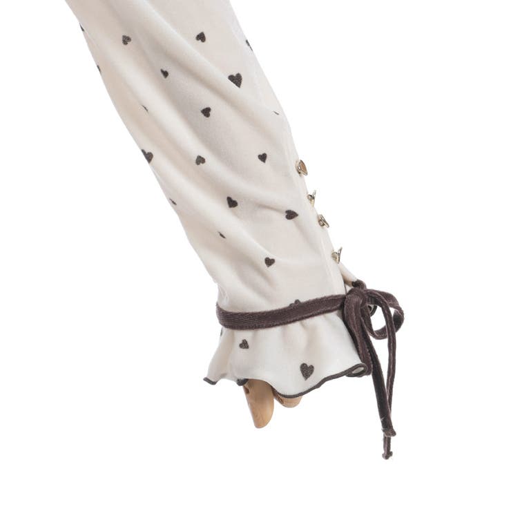 アソート柄ハート釦ベロアプルオーバー | axes femme | 詳細画像24 