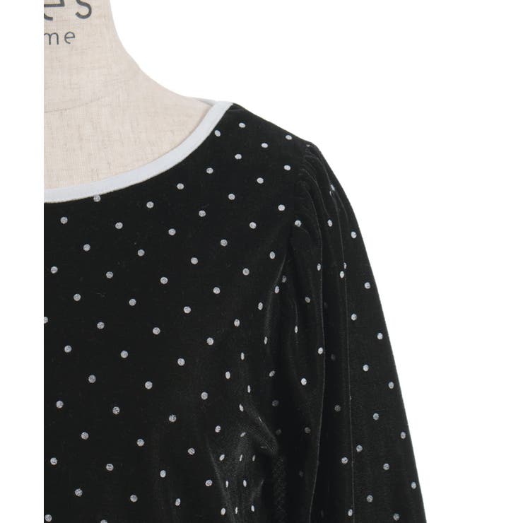 アソート柄ハート釦ベロアプルオーバー | axes femme | 詳細画像31 