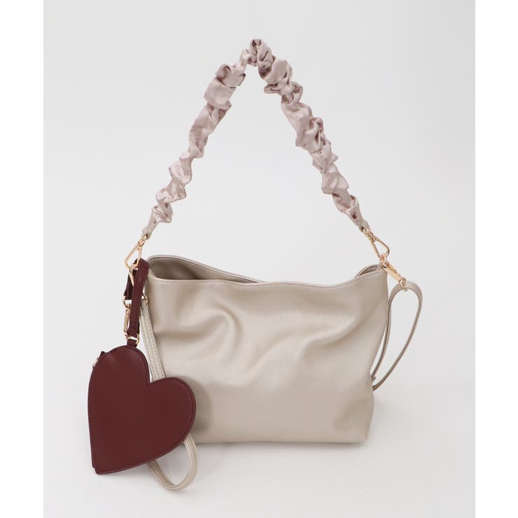 ハートポーチ付2wayバッグ[品番：IGAW0004147]｜axes femme 