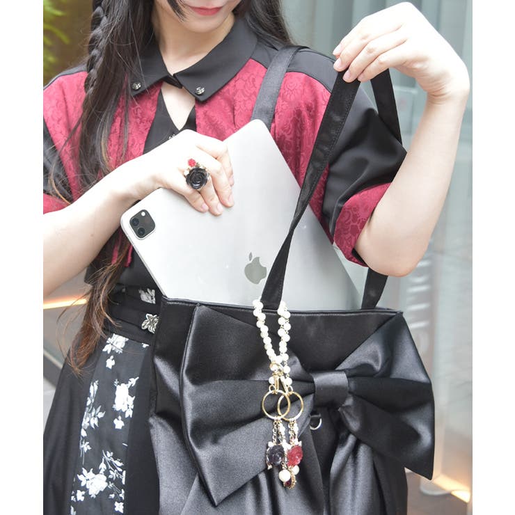 タテ型ビッグリボントート | axes femme | 詳細画像4 