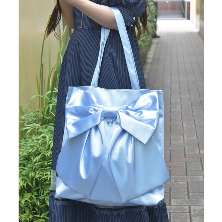 サックス | タテ型ビッグリボントート | axes femme