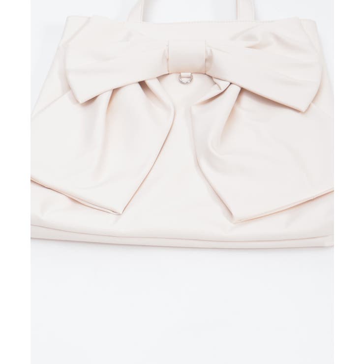 タテ型ビッグリボン合皮トート | axes femme | 詳細画像13 