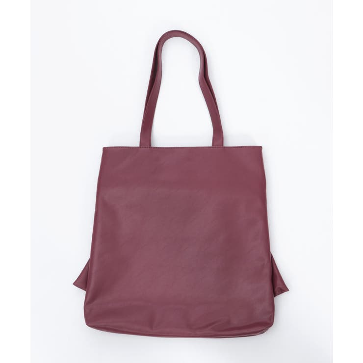 タテ型ビッグリボン合皮トート | axes femme | 詳細画像15 