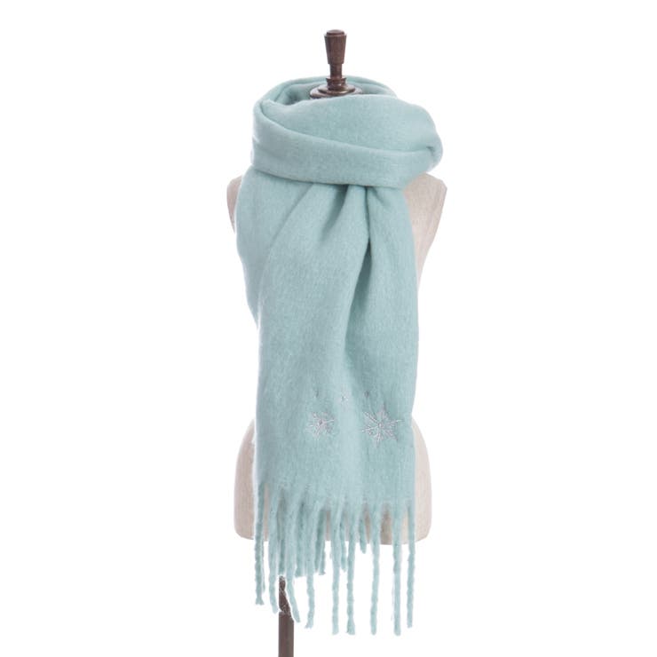 雪の結晶刺繍ストール | axes femme | 詳細画像10 