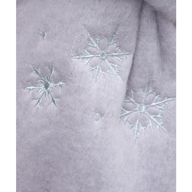 雪の結晶刺繍ストール | axes femme | 詳細画像3 