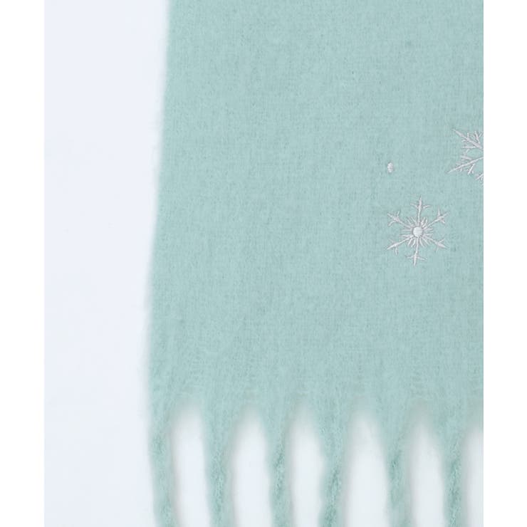 雪の結晶刺繍ストール | axes femme | 詳細画像7 