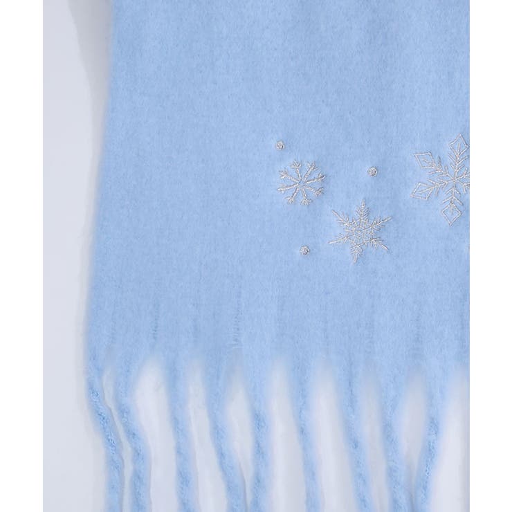 雪の結晶刺繍ストール | axes femme | 詳細画像10 