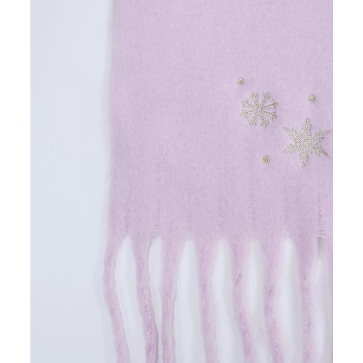 雪の結晶刺繍ストール | axes femme | 詳細画像14 