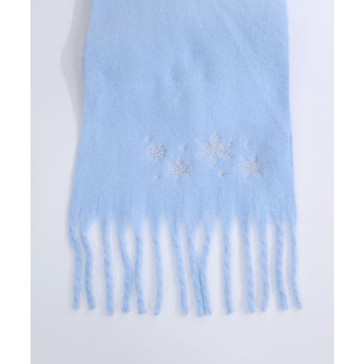 雪の結晶刺繍ストール | axes femme | 詳細画像8 
