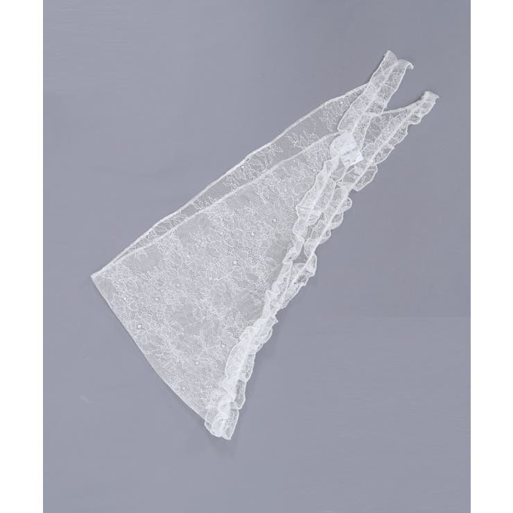 白 | スパングルレースバブーシュカ | axes femme