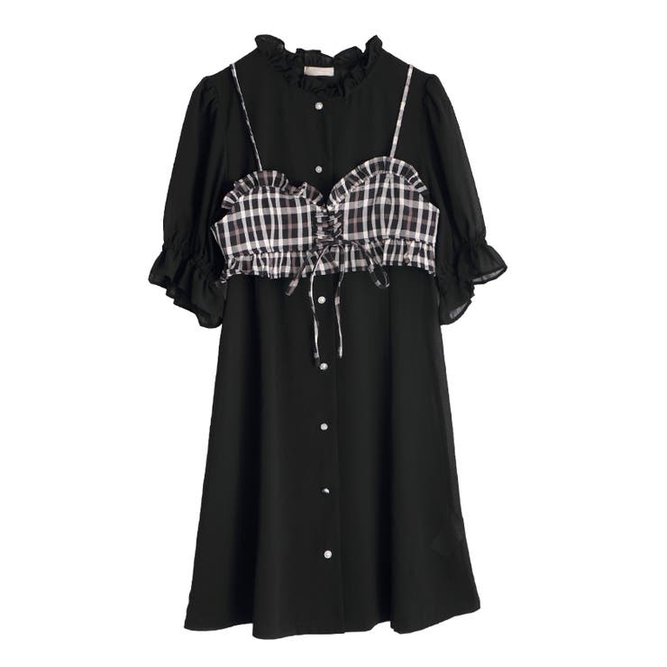 ビスチェ付シャツチュニック[品番：IGAW0000038]｜axes femme 