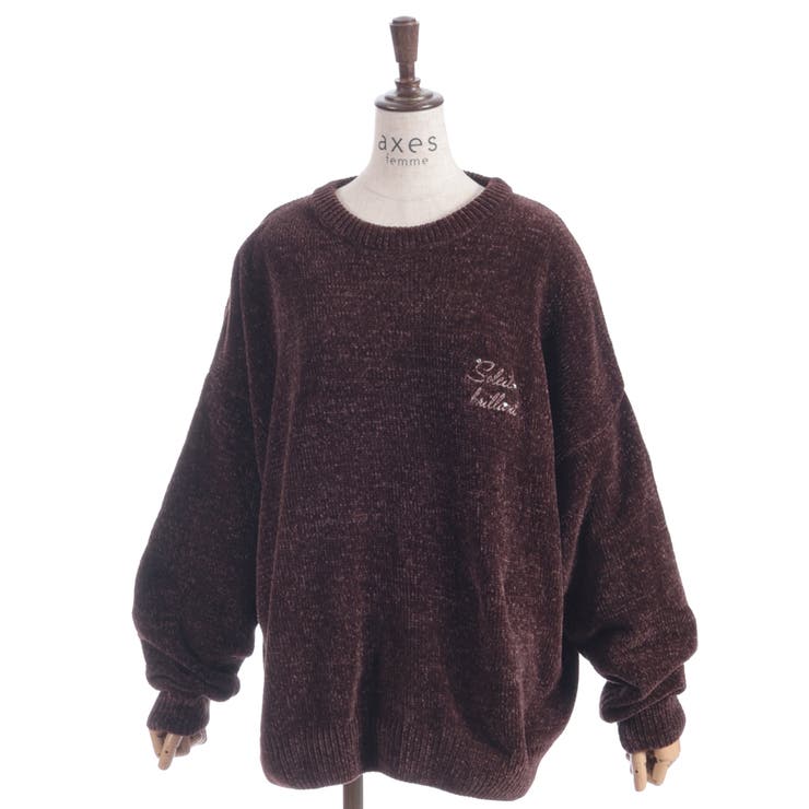 モールヤーンニットチュニック | axes femme | 詳細画像16 