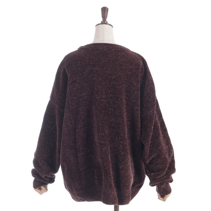 モールヤーンニットチュニック | axes femme | 詳細画像18 