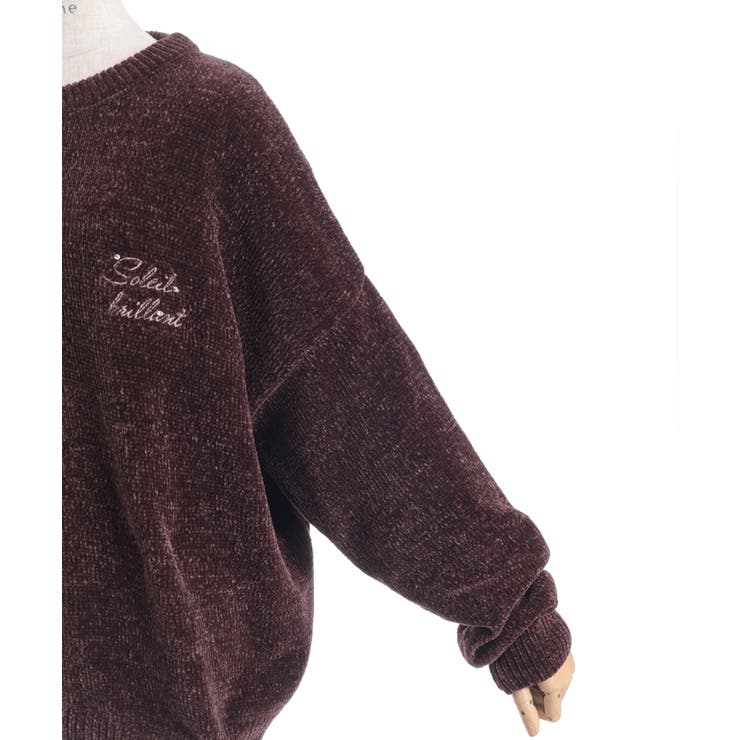 モールヤーンニットチュニック | axes femme | 詳細画像24 