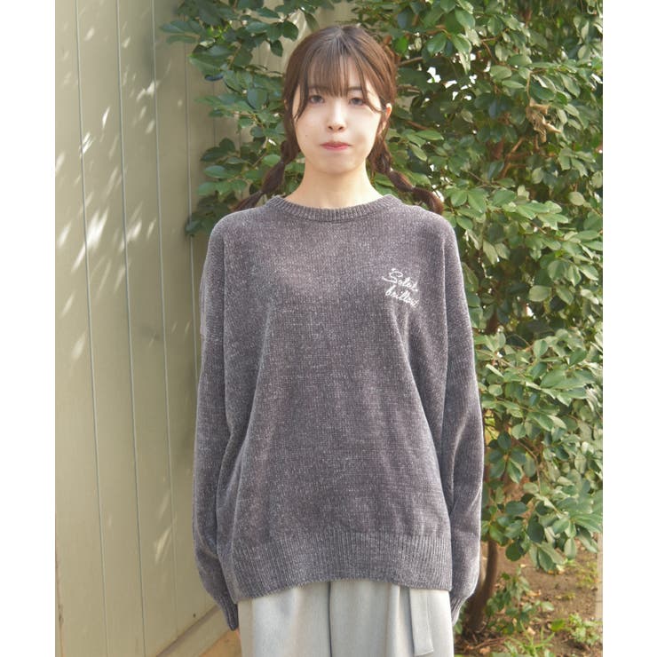 モールヤーンニットチュニック | axes femme | 詳細画像6 