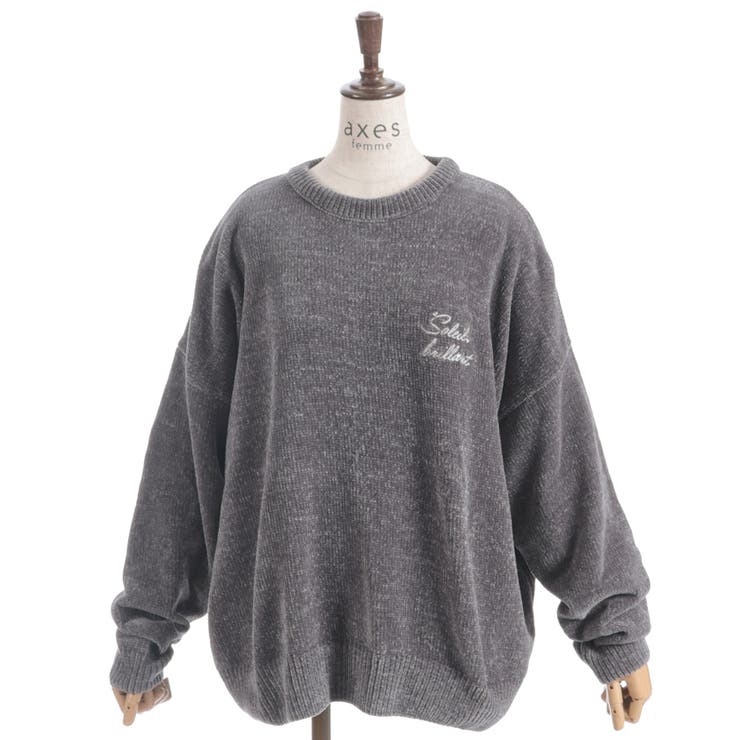 モールヤーンニットチュニック | axes femme | 詳細画像7 