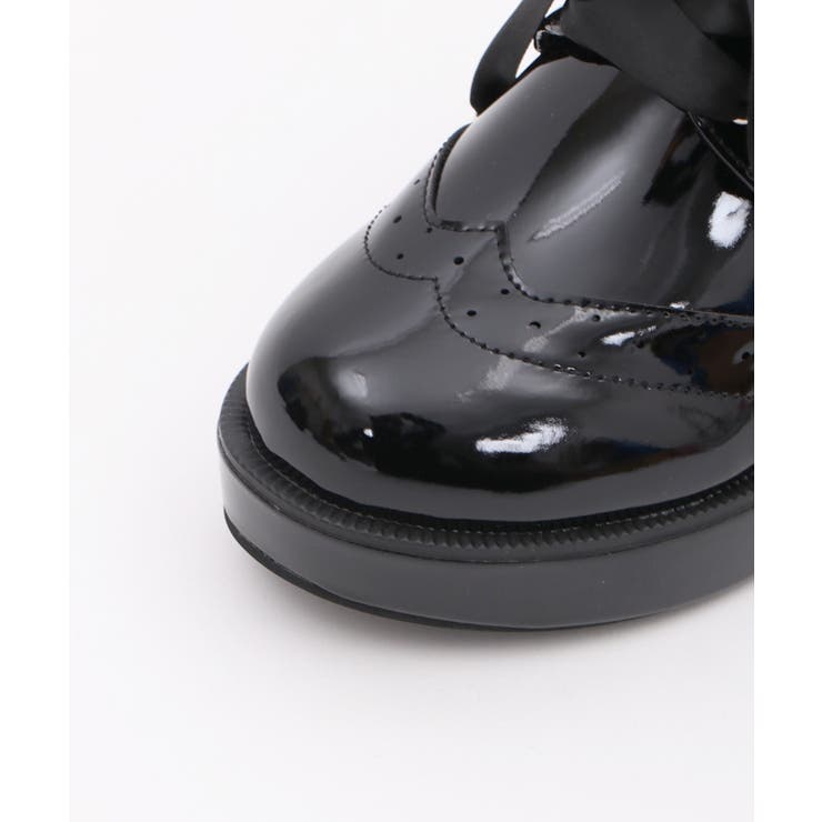 エナメルレースアップシューズ[品番：IGAW0003565]｜axes femme