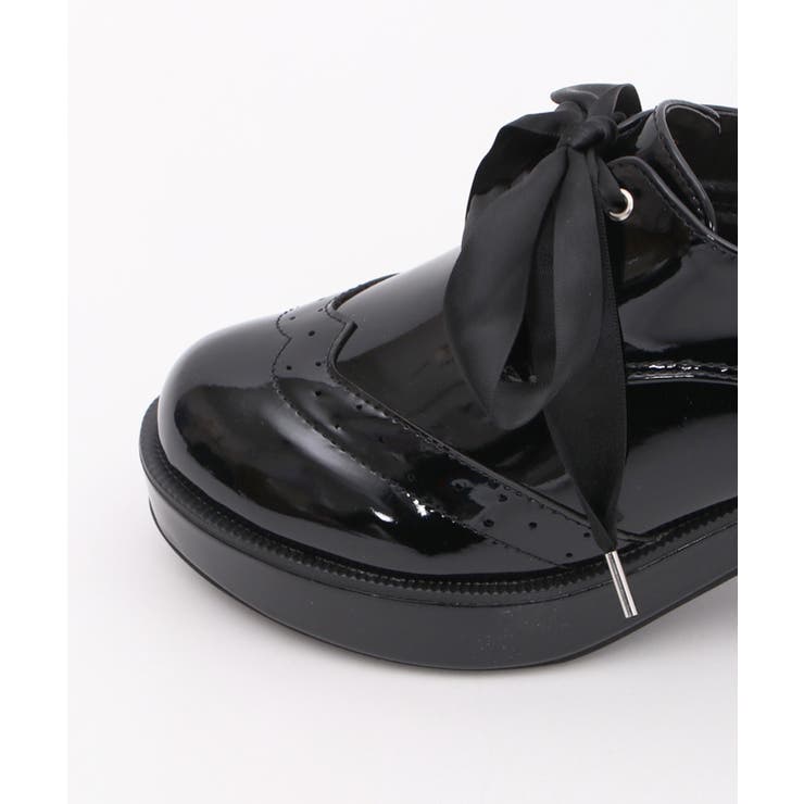 エナメルレースアップシューズ[品番：IGAW0003565]｜axes femme