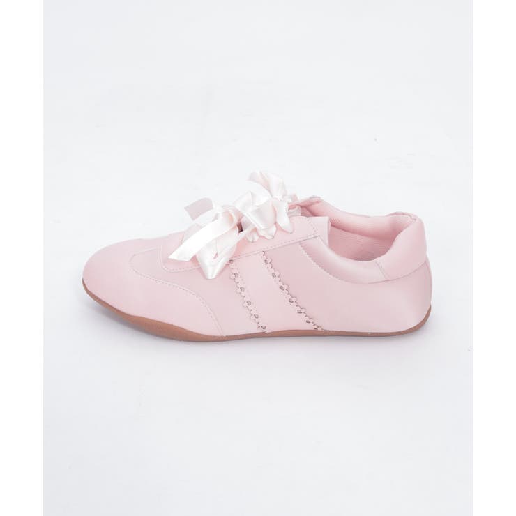 ダブルリボンサテンスニーカー | axes femme | 詳細画像10 