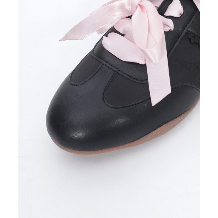 ダブルリボンサテンスニーカー | axes femme | 詳細画像4 