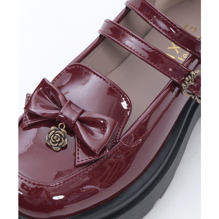 Ｗストラップリボンローファー | axes femme | 詳細画像14 