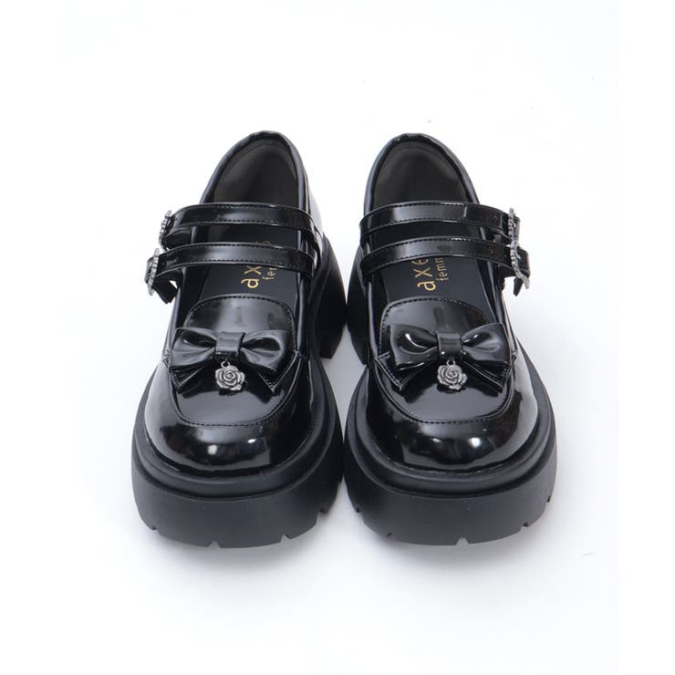 Ｗストラップリボンローファー | axes femme | 詳細画像9 