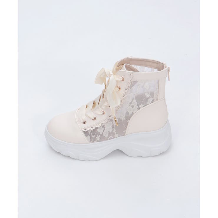 レースハイカットスニーカー | axes femme | 詳細画像2 