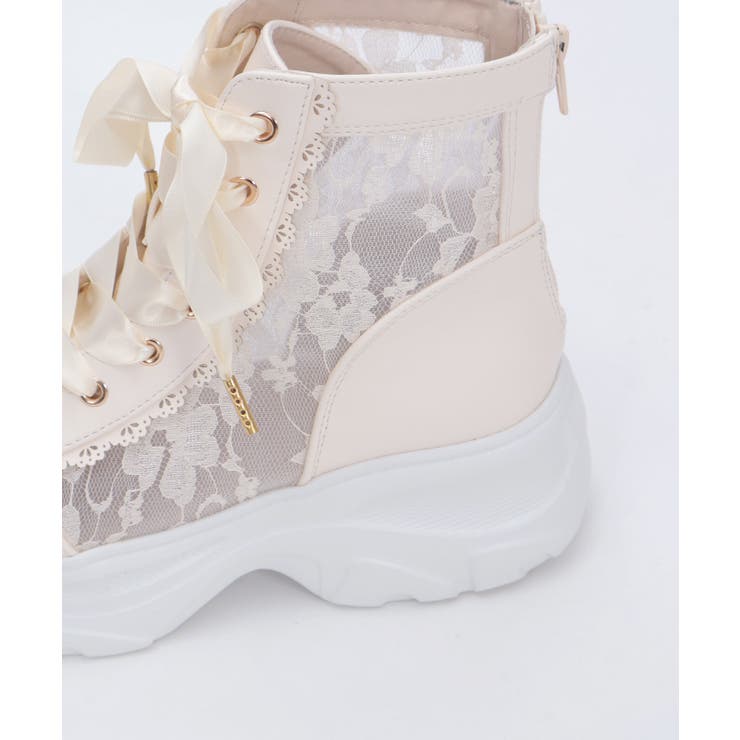 レースハイカットスニーカー | axes femme | 詳細画像5 