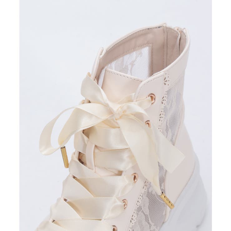 レースハイカットスニーカー | axes femme | 詳細画像6 