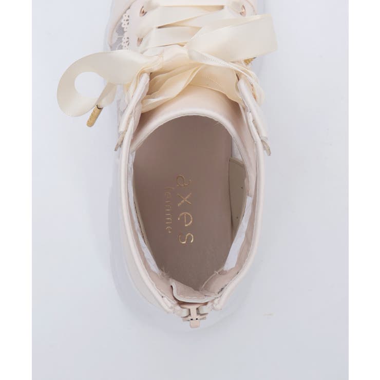 レースハイカットスニーカー | axes femme | 詳細画像7 