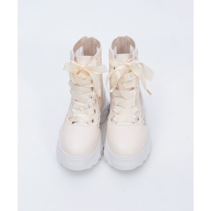 レースハイカットスニーカー | axes femme | 詳細画像9 