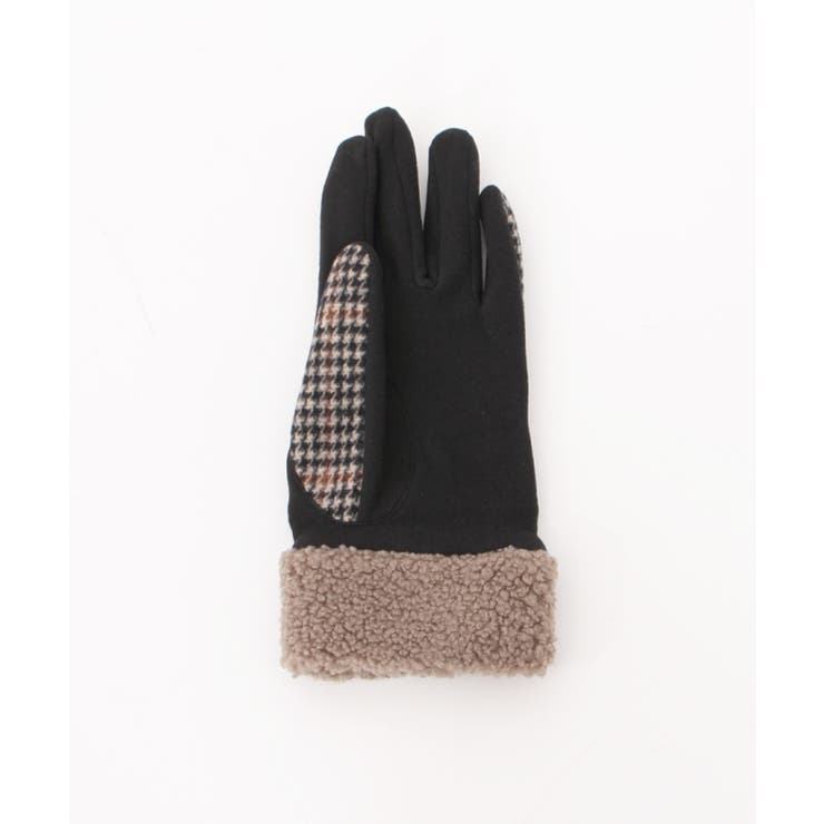 ビットディテールチェック手袋[品番：IGAW0002609]｜axes femme