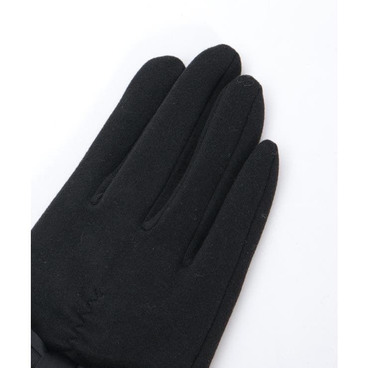 配色サテンリボンファー手袋 | axes femme | 詳細画像13 