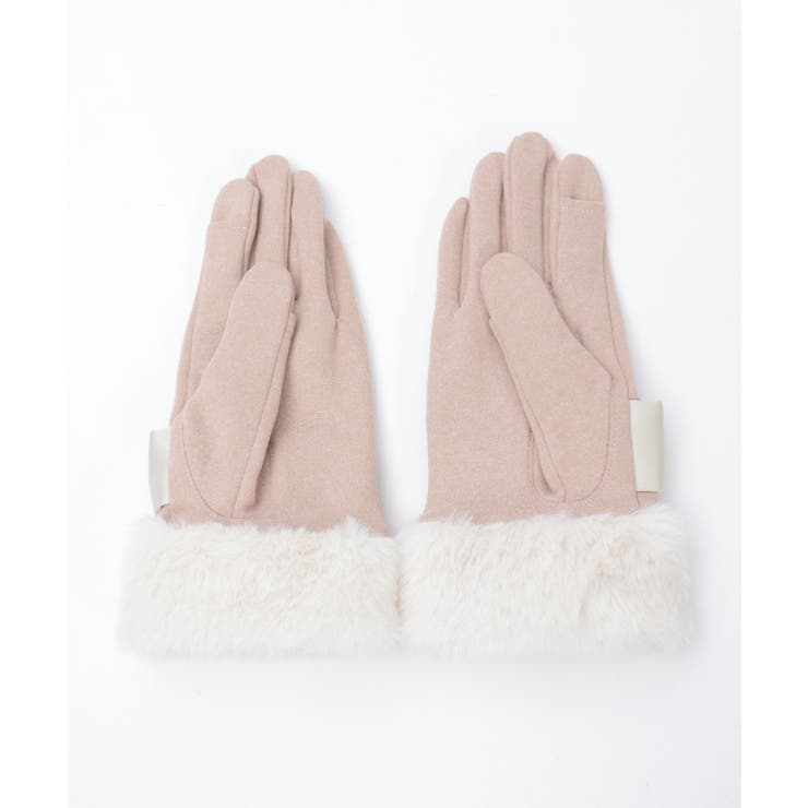 配色サテンリボンファー手袋 | axes femme | 詳細画像16 