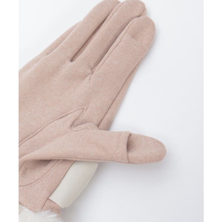 配色サテンリボンファー手袋 | axes femme | 詳細画像20 